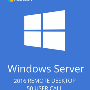 Windows Server 2016 Remote Desktop Services – 50 User CALs Certificate
