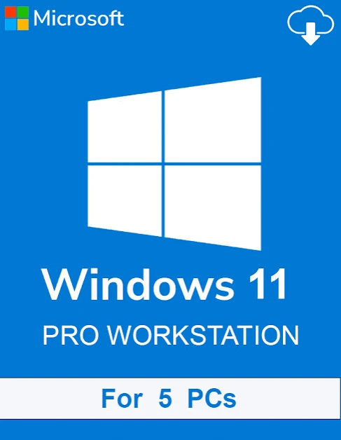 Microsoft Windows 11 Pro for Workstations – 5 PCs